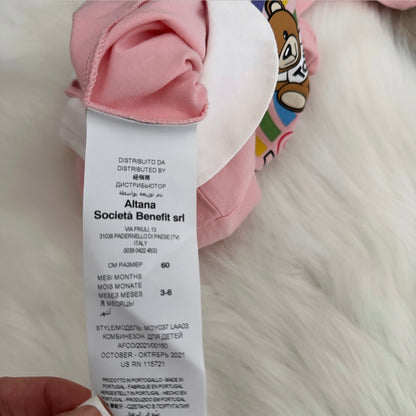 Moschino Girls Babygrow - 3/6 months