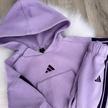 Adidas Girls Tracksuit - 0/3 months