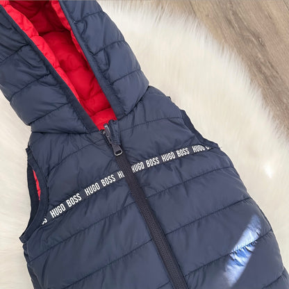 Hugo Boss Boys Reversible Gilet - 6M