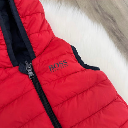 Hugo Boss Boys Reversible Gilet - 6M