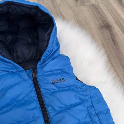 Hugo Boss Boys Reversible Gilet - 18M