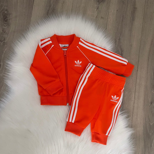 Adidas Boys Tracksuit - 0/3 months