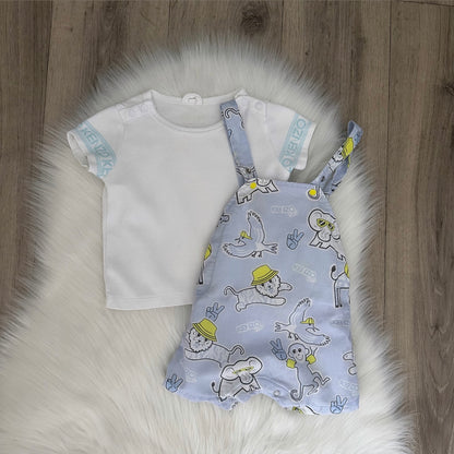 Kenzo Boys Dungaree Set - 6M