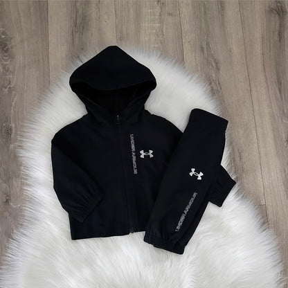 Under Armour Boys Tracksuit - 0/3 months