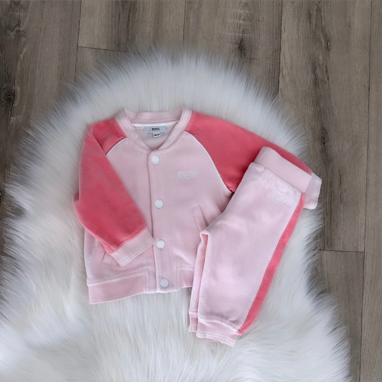 Hugo Boss Girls Tracksuit Set - 3M