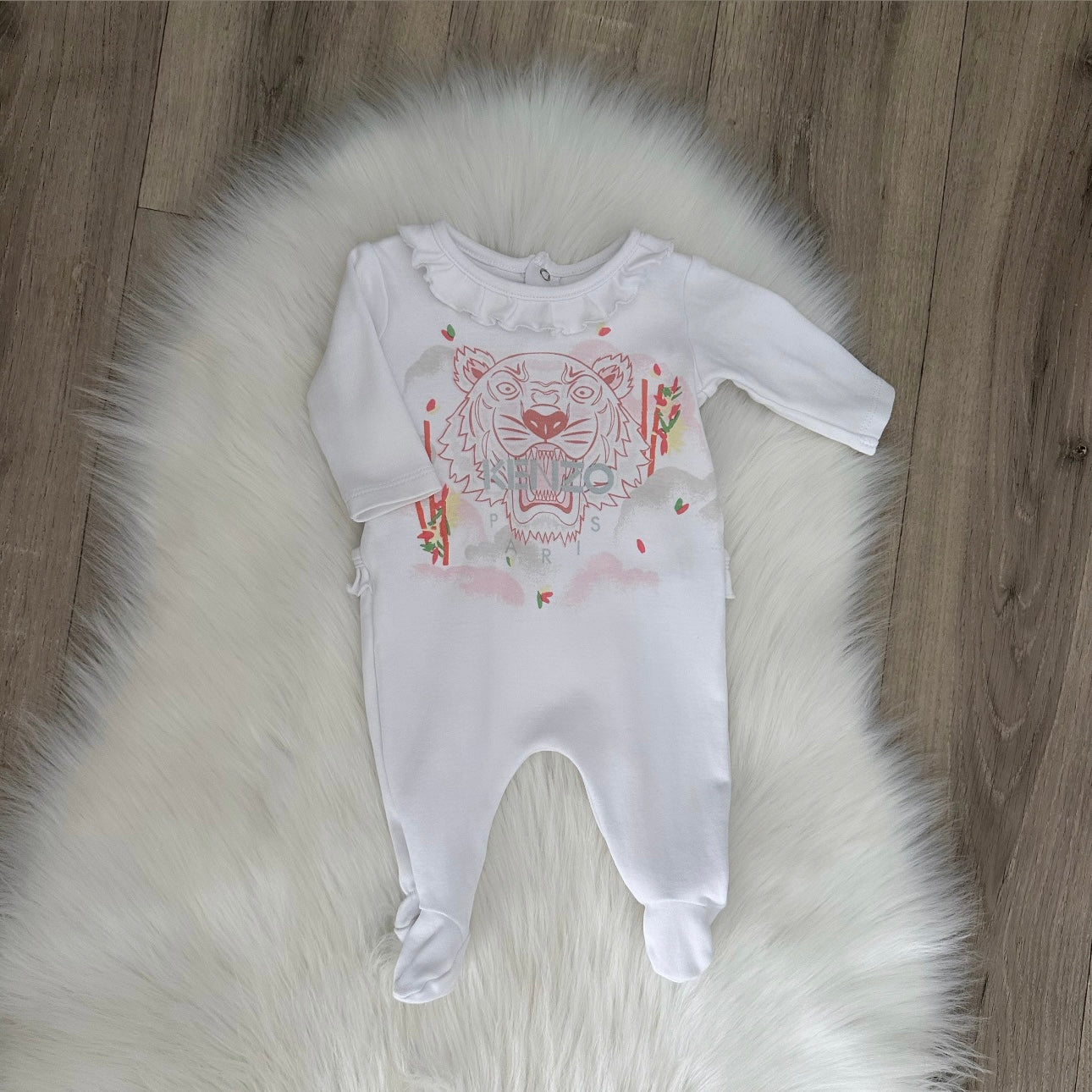 Kenzo Girls Babygrow - Size 1M