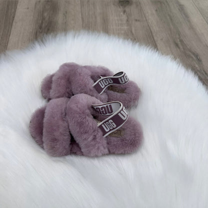 UGG Girls Slipper Sliders - 8 UK