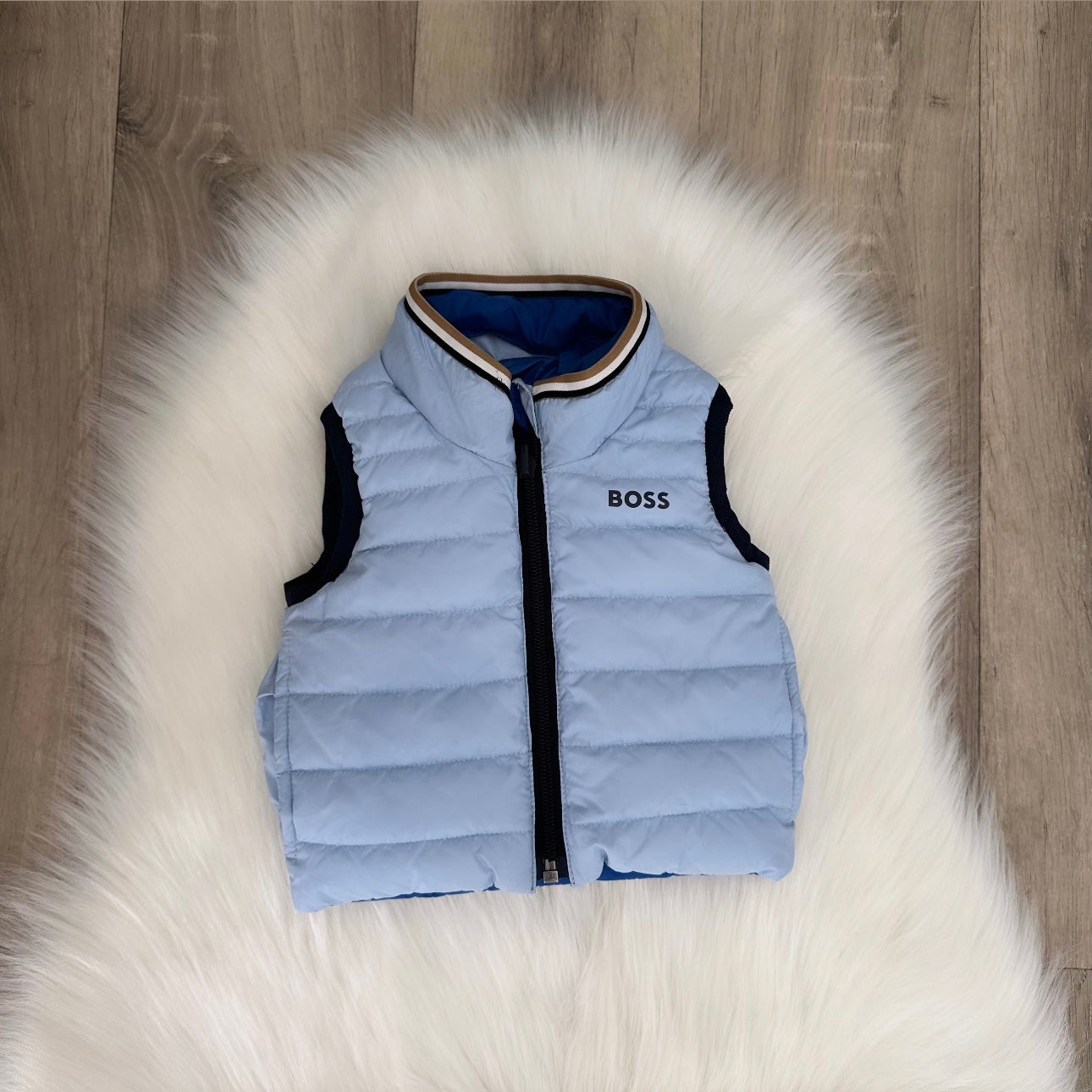 Hugo Boss Boys Reversible Gilet - 3M