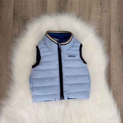 Hugo Boss Boys Reversible Gilet - 3M