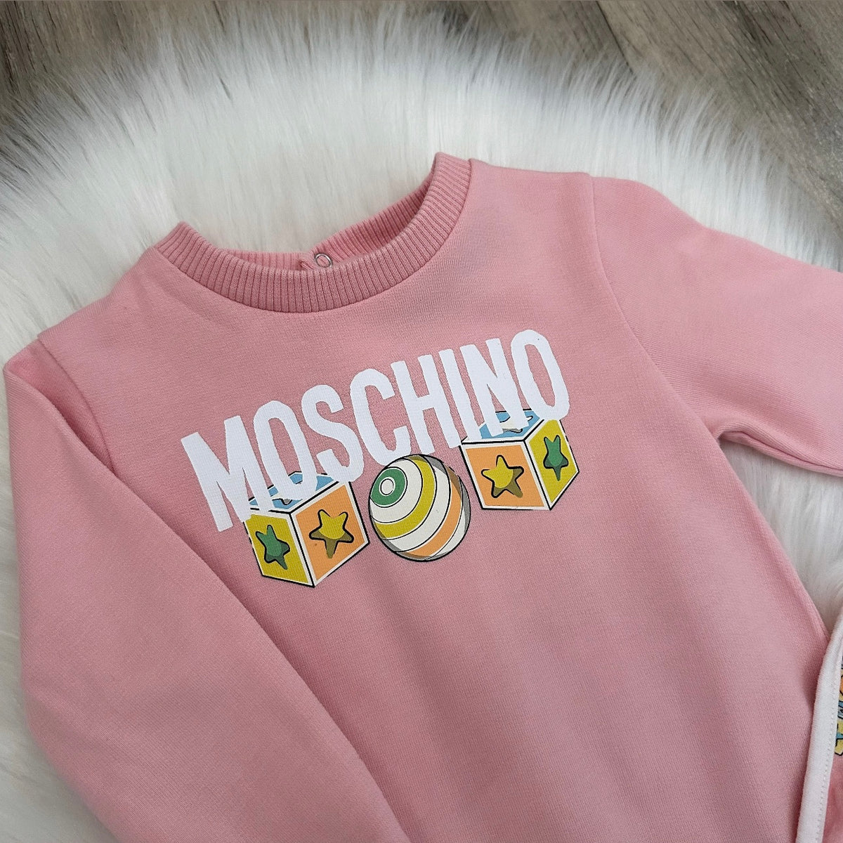 Moschino Girls Babygrow Set - 3/6 months