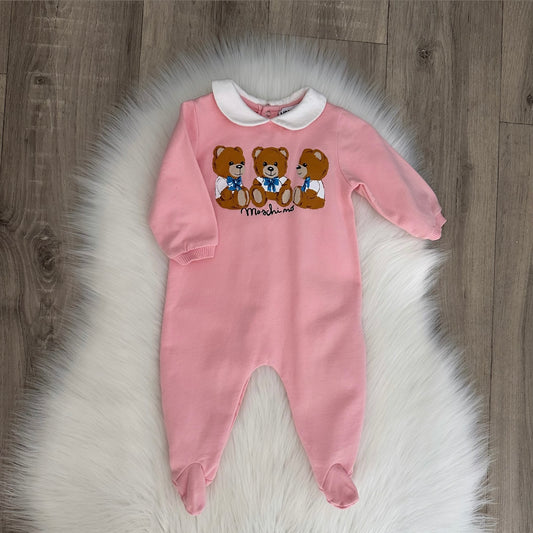 Moschino Girls Babygrow - 3/6 months