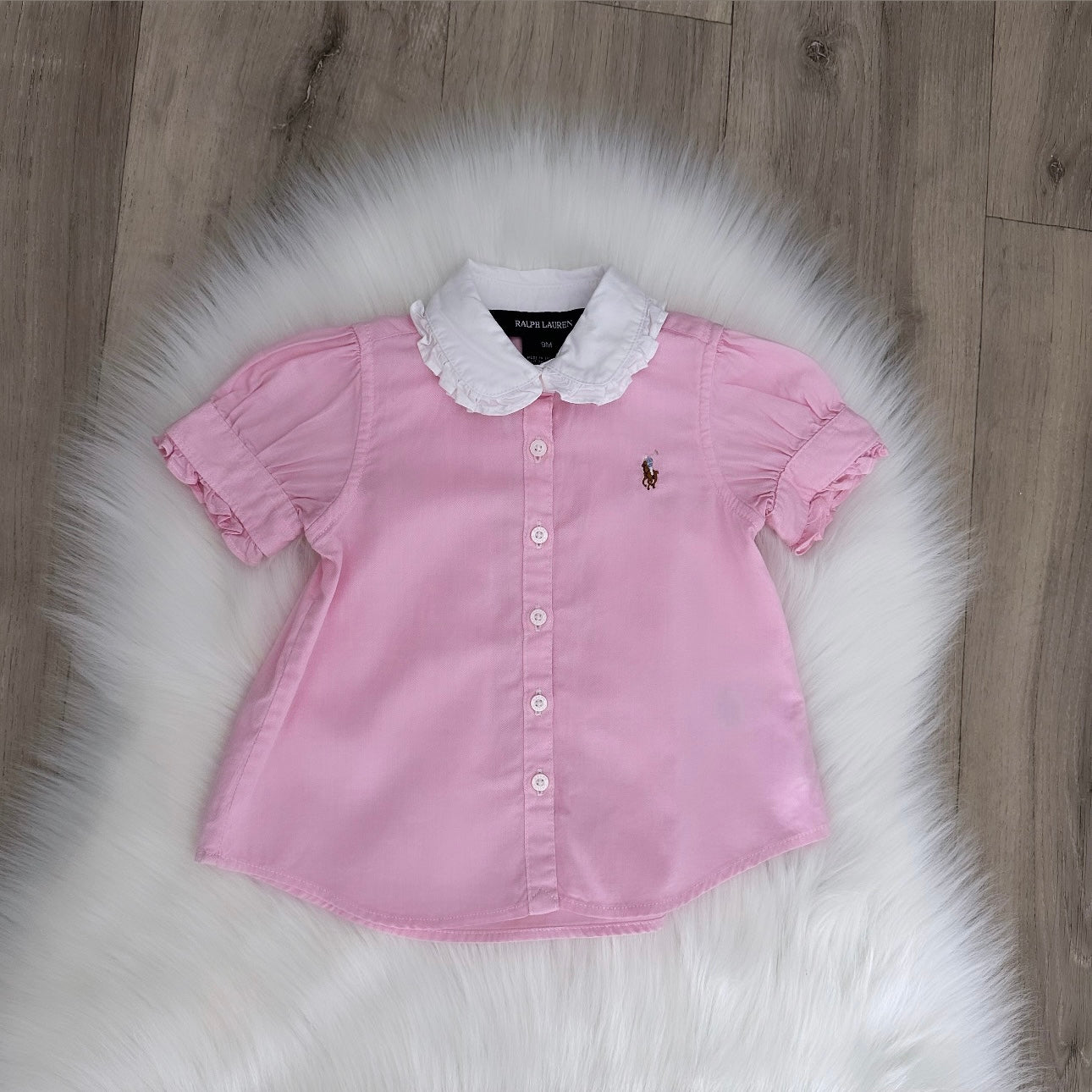 Ralph Lauren Girls Shirt - 9M