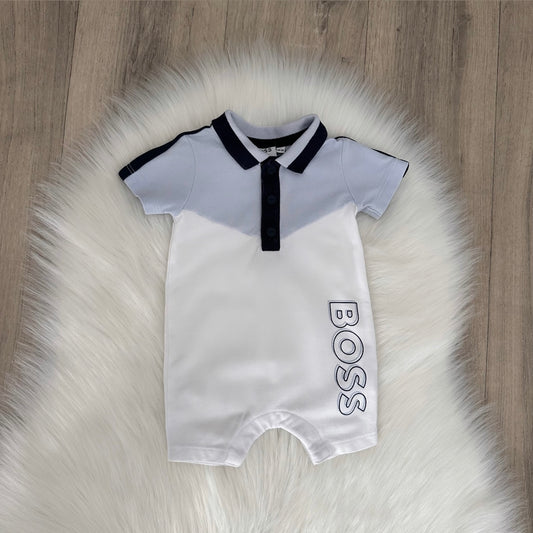 Hugo Boss Boys Romper - 1M / 6M