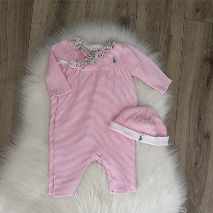 Ralph Lauren Girls Babygrow Set - 3M