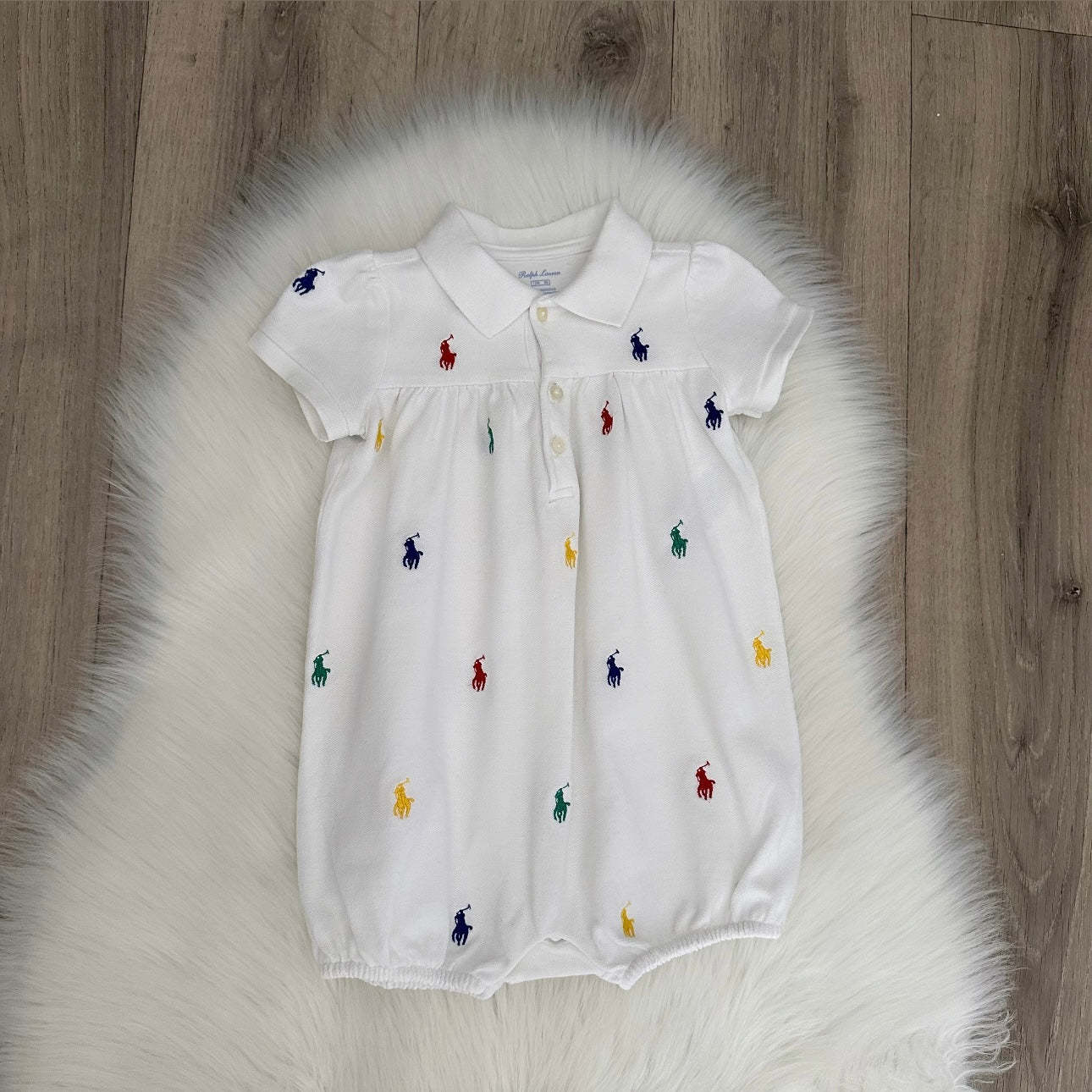 Ralph Lauren Girls Romper - 12M