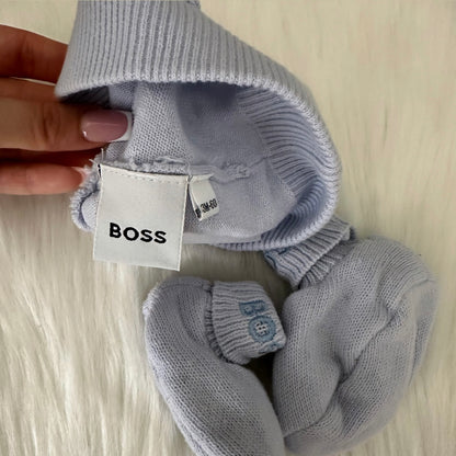 Hugo Boss Boys Hat Booties Set - 3M