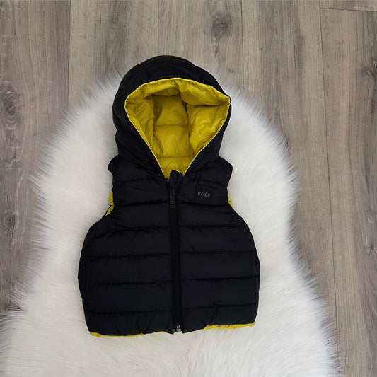 Hugo Boss Boys Reversible Gilet - 12M