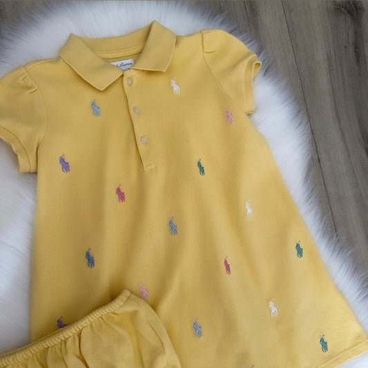 Ralph Lauren Girls Dress Set - 18M