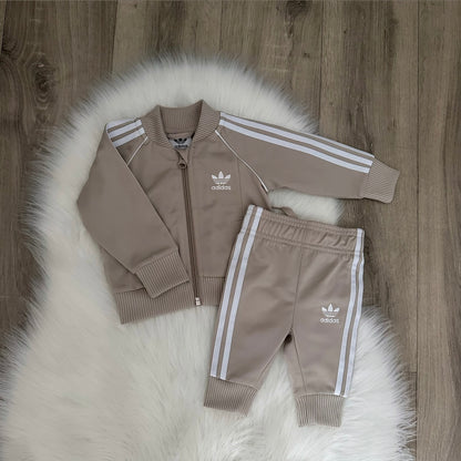 Adidas Boys Tracksuit Set - 0/3 months