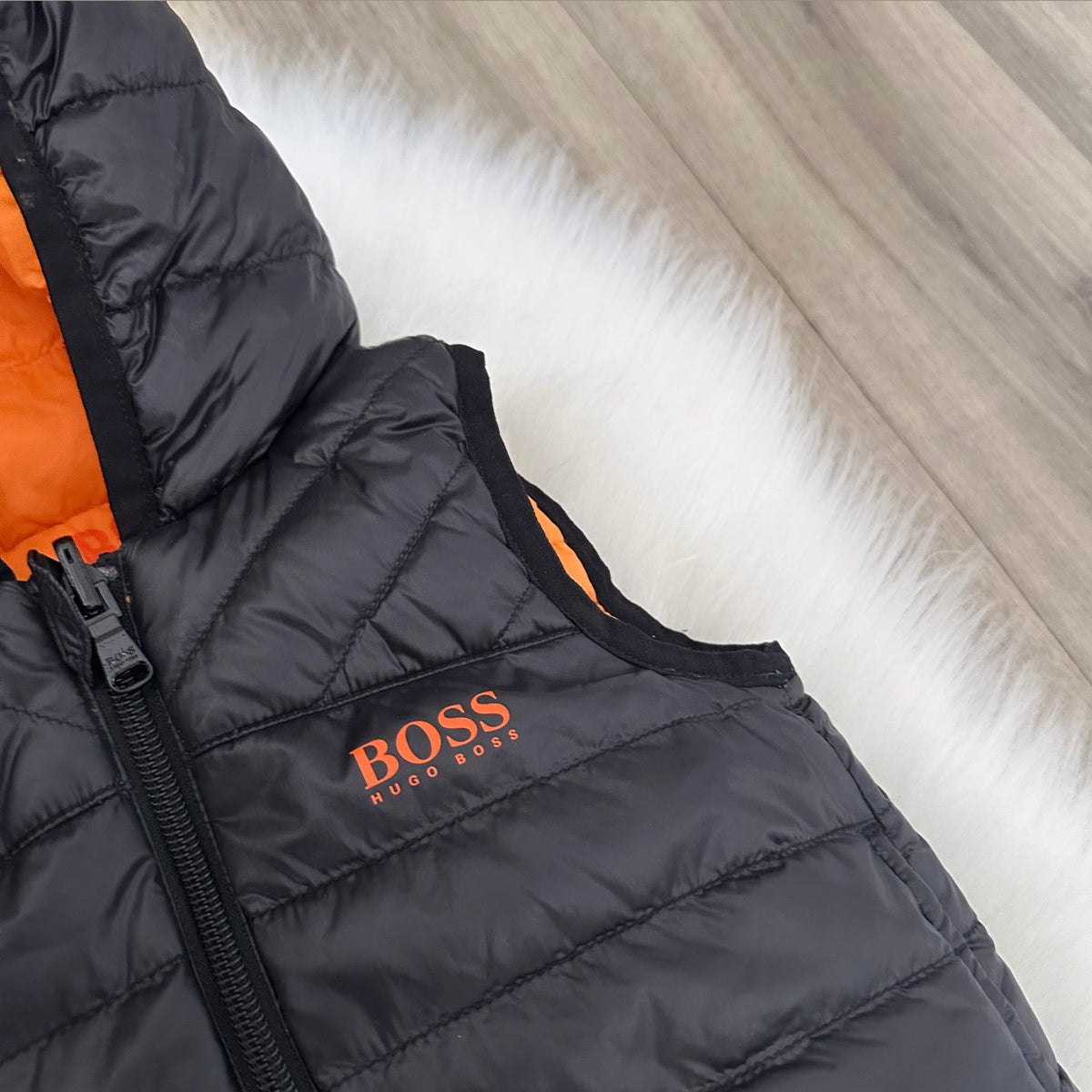 Hugo Boss Boys Reversible Gilet - 12M