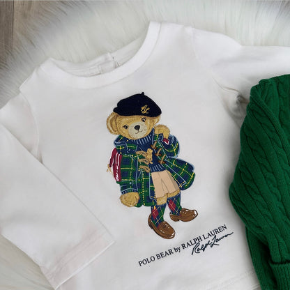 Ralph Lauren Girls Cardigan T shirt Set - 3M