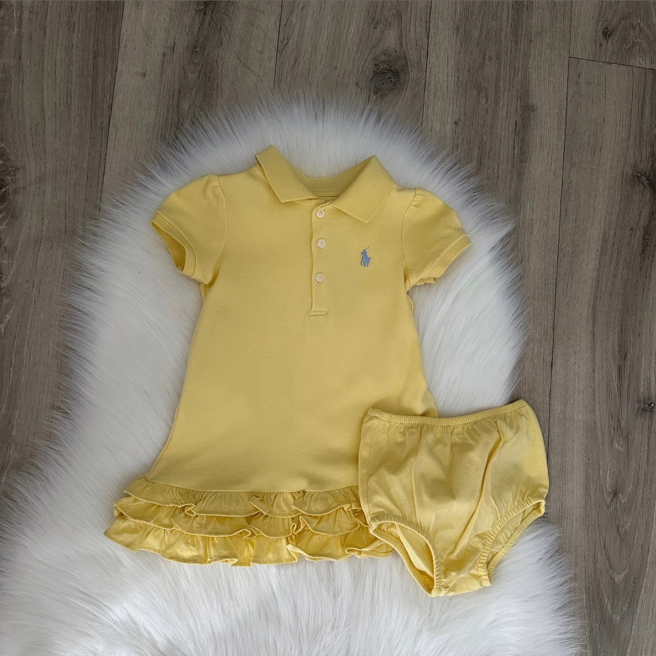 Ralph Lauren Girls Dress Set - 12M
