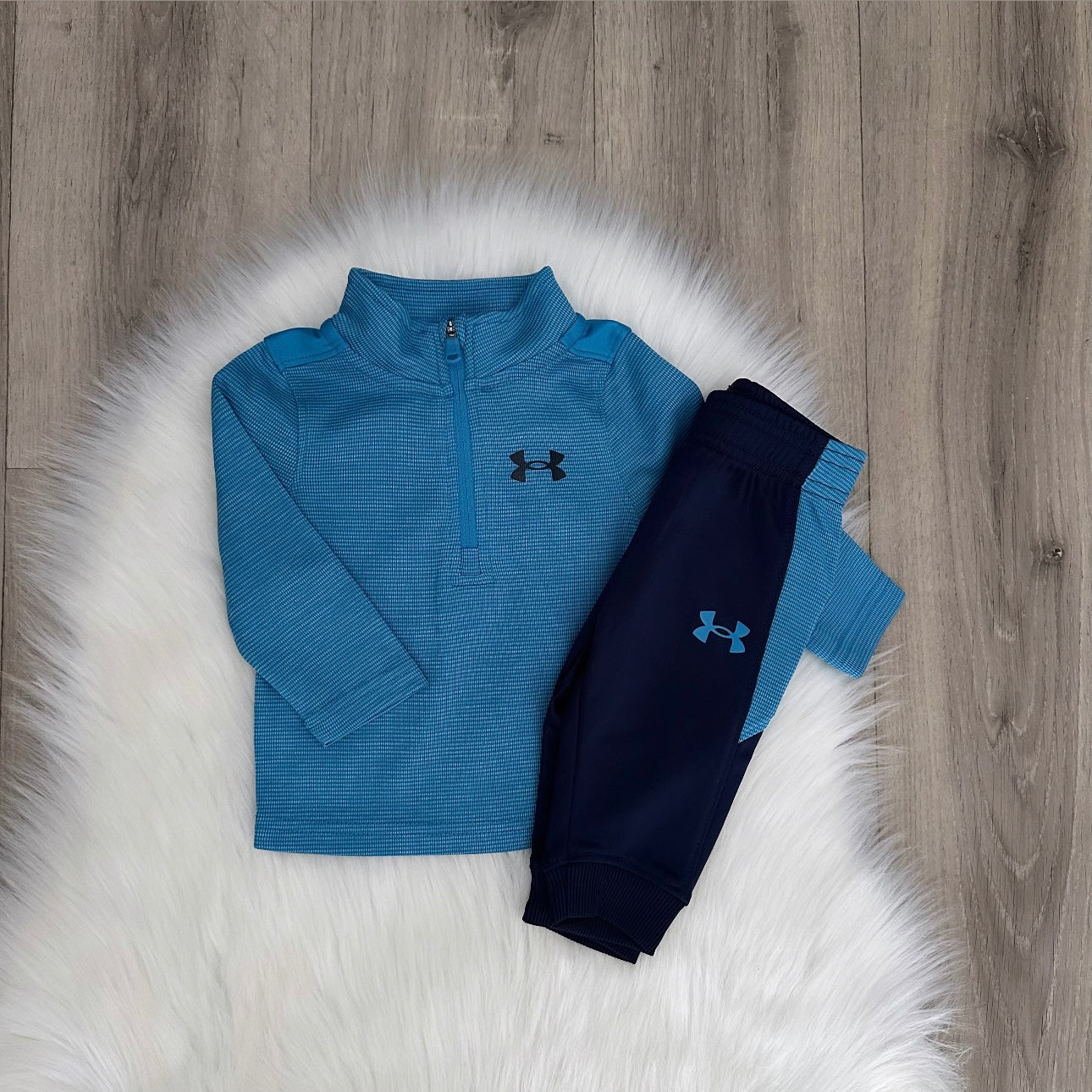 Under Armour Boys Tracksuit Set - 0/3 months