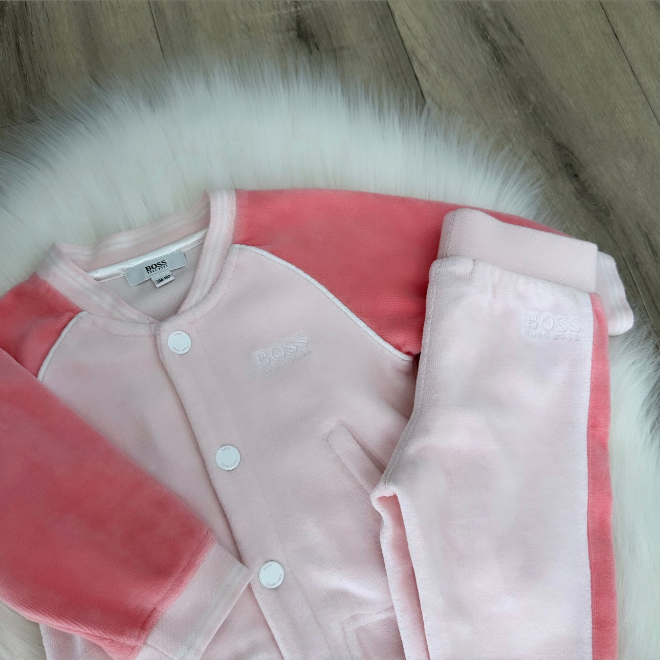 Hugo Boss Girls Tracksuit Set - 3M