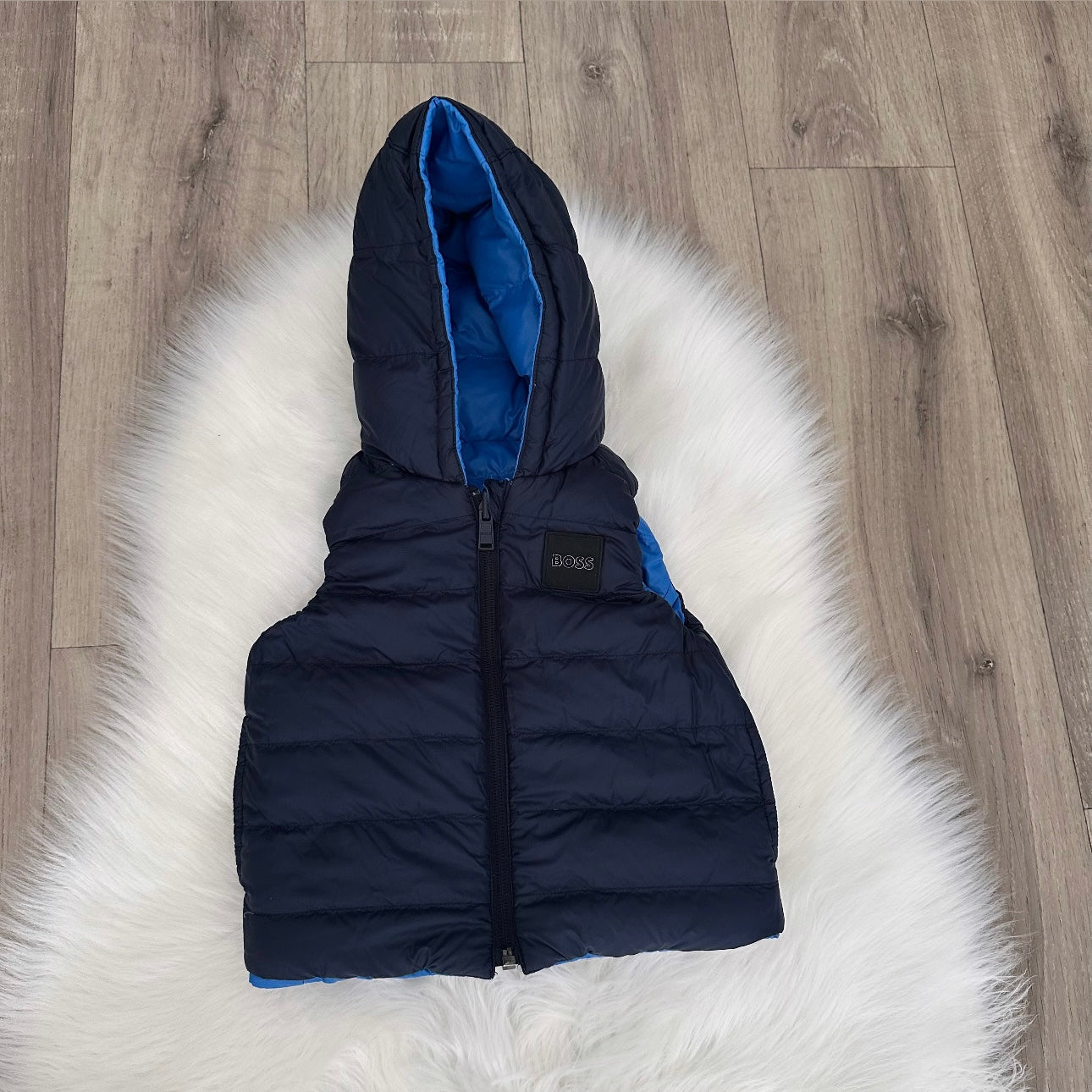 Hugo Boss Boys Reversible Gilet - 18M