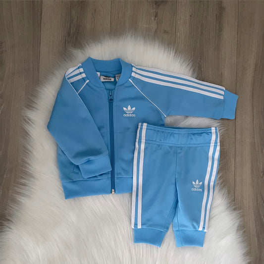 Adidas Boys Tracksuit - 0/3 months