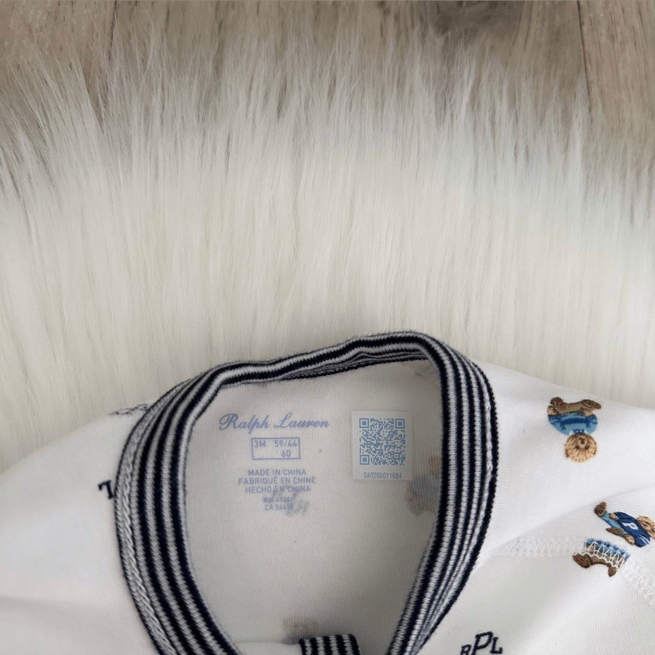 Ralph Lauren Boys Babygrow - 3M