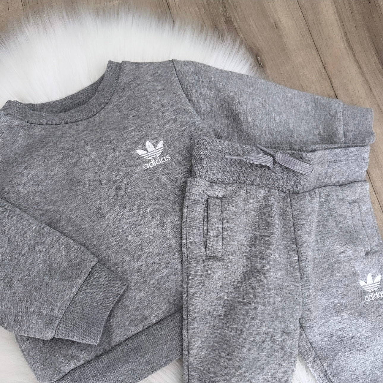 Adidas Boys Tracksuit Set - 3/6 months
