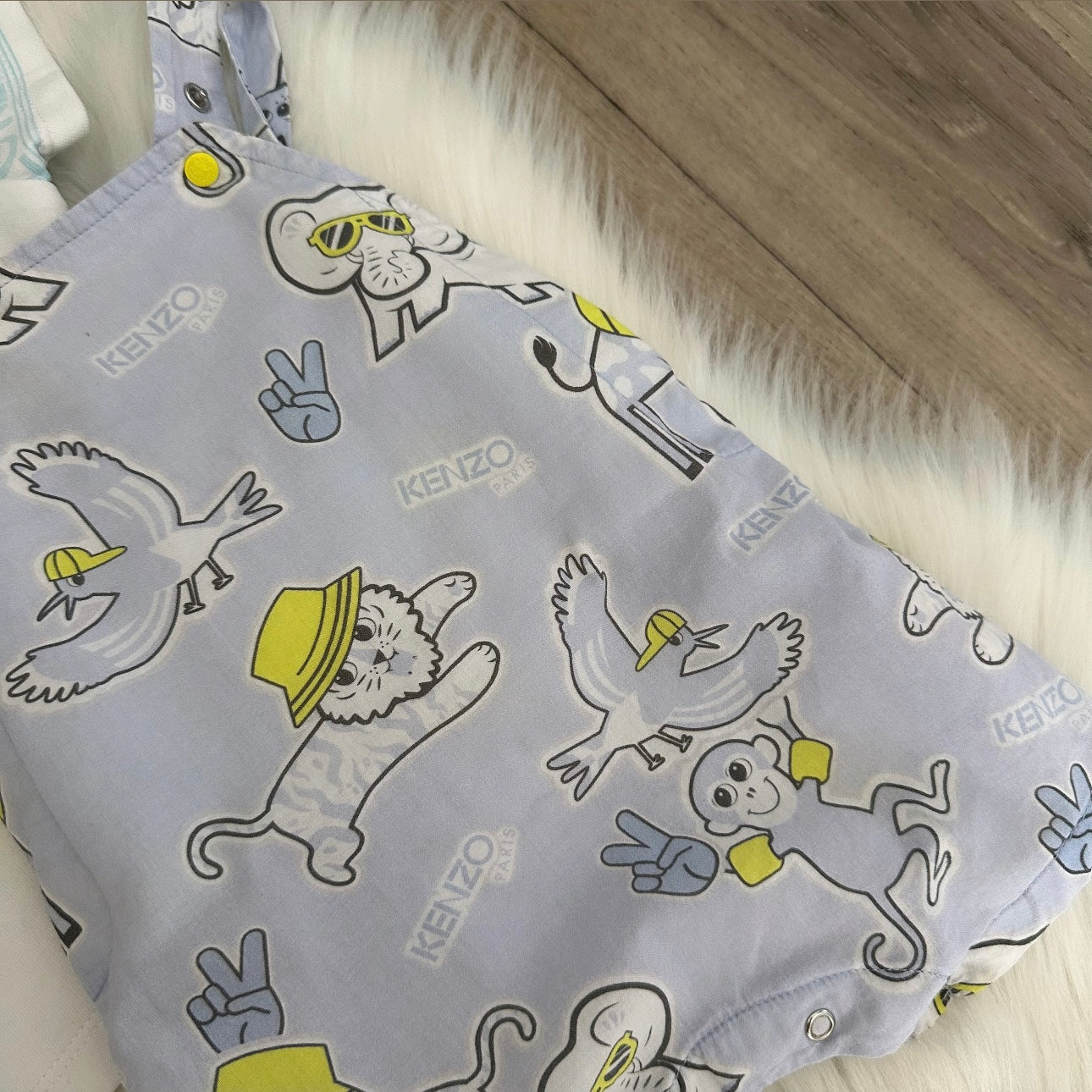 Kenzo Boys Dungaree Set - 6M