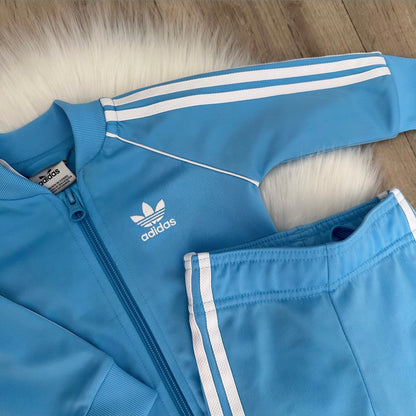 Adidas Boys Tracksuit Set - 0/3 months