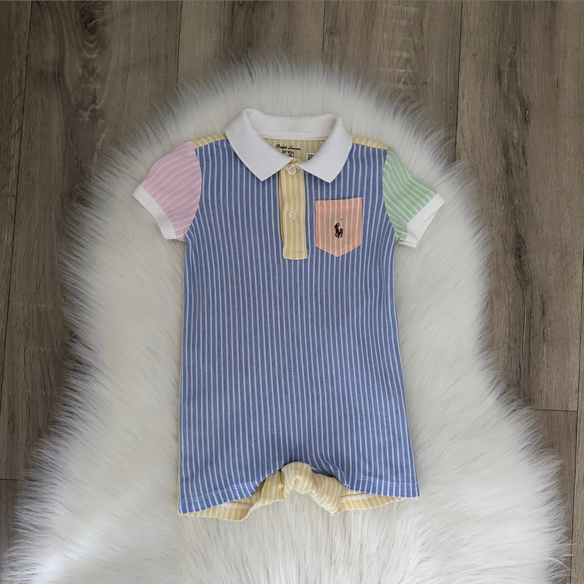Ralph Lauren Boys Romper Set - 3M | 9M