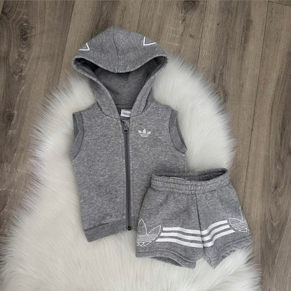 Adidas Boys Shorts Set - 3/6 months