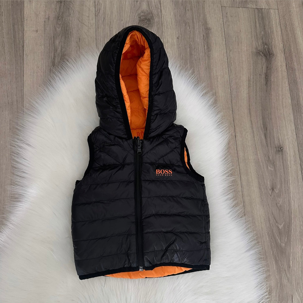 Hugo Boss Boys Reversible Gilet - 12M