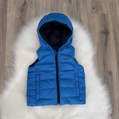 Hugo Boss Boys Reversible Gilet - 18M