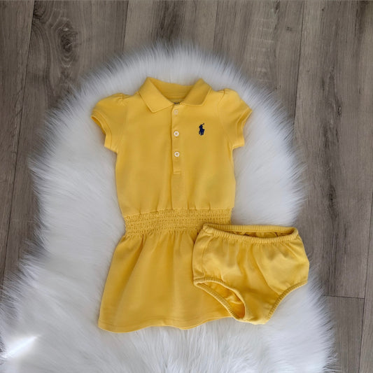 Ralph Lauren Girls Dress Set - 6M