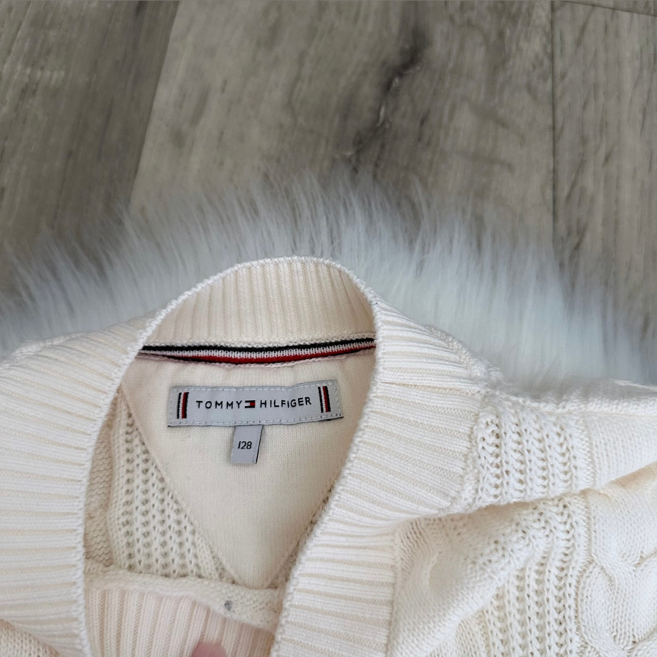 Tommy Hilfiger Girls Jumper Dress - Age 8