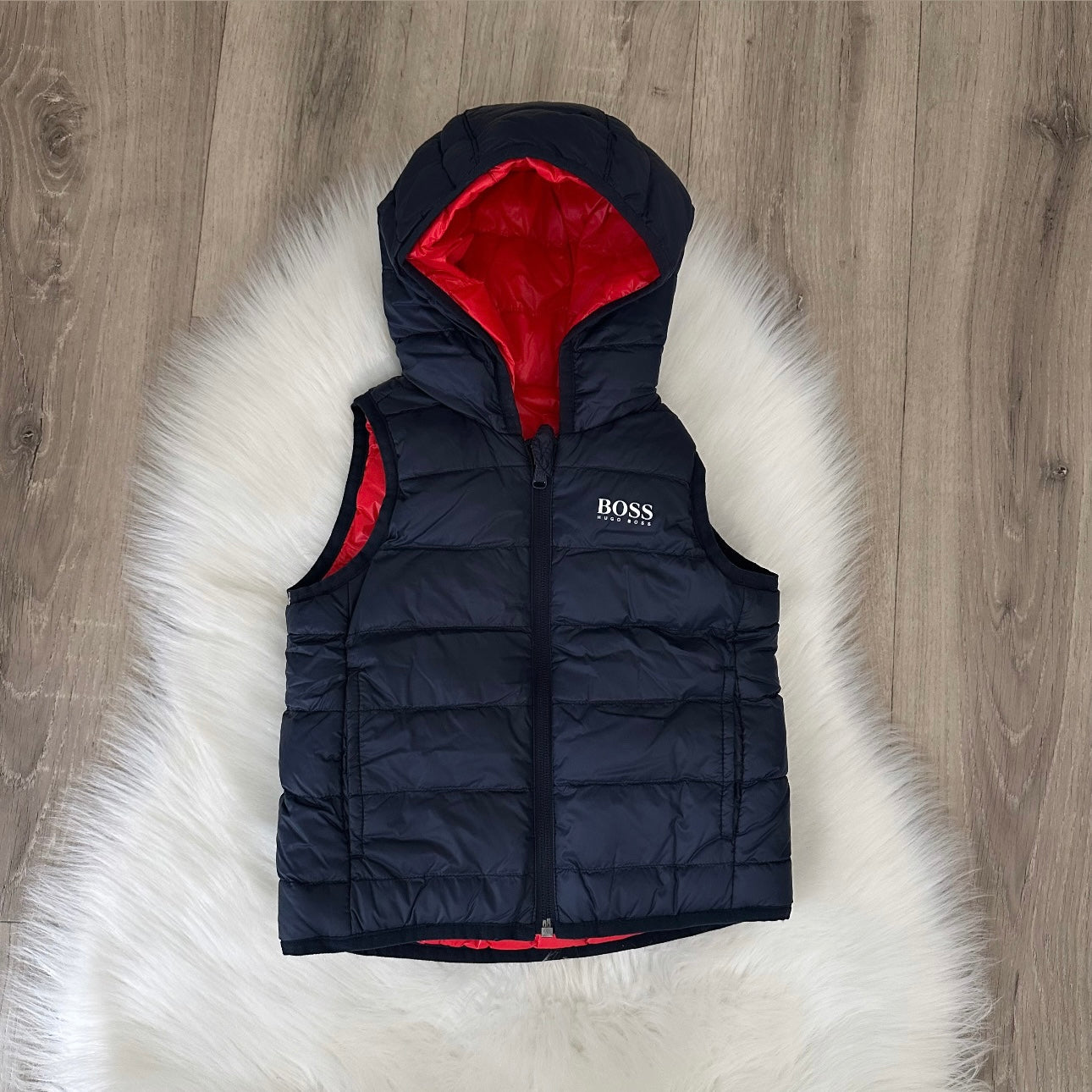 Hugo Boss Boys Reversible Gilet - Age 2