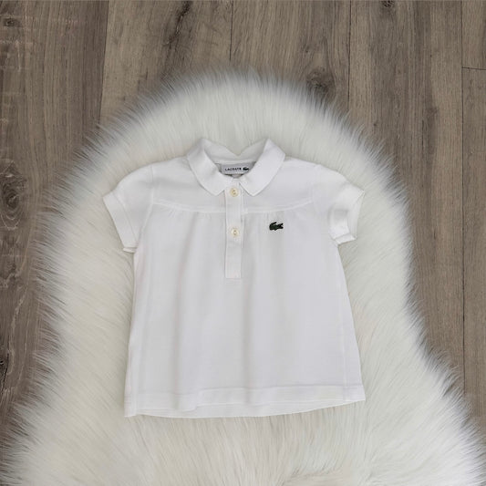 Lacoste Girls Polo Shirt - Age 1