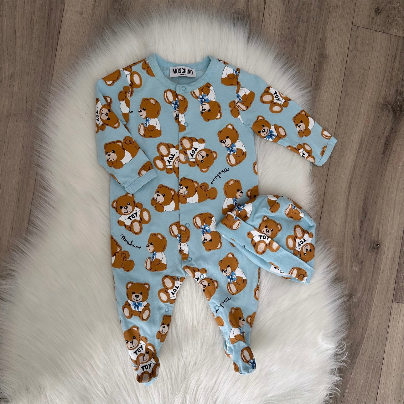 Moschino Boys Babygrow Set - 3/6 months
