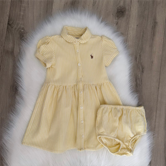 Ralph Lauren Girls Dress Set - 18M
