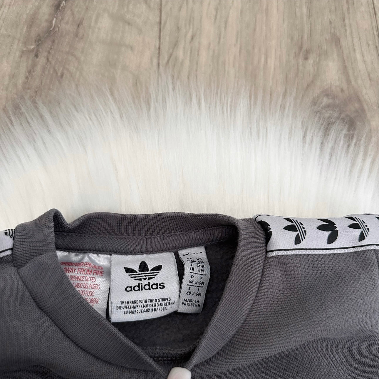 Adidas Boys Tracksuit Set - 3/6 months