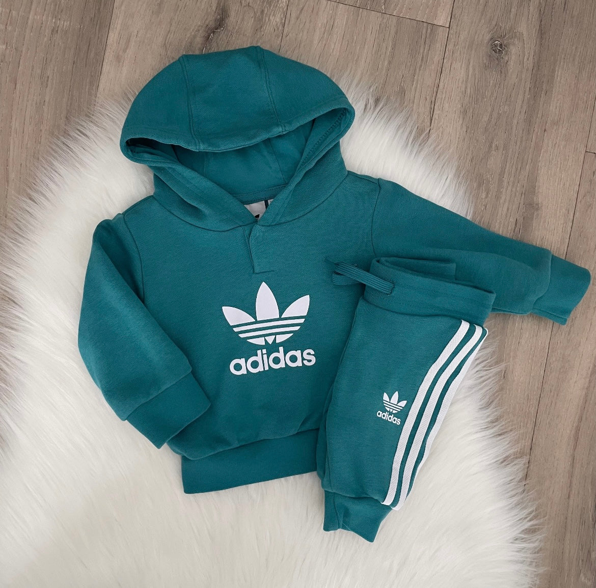 Adidas Boys Tracksuit - 0/3 months