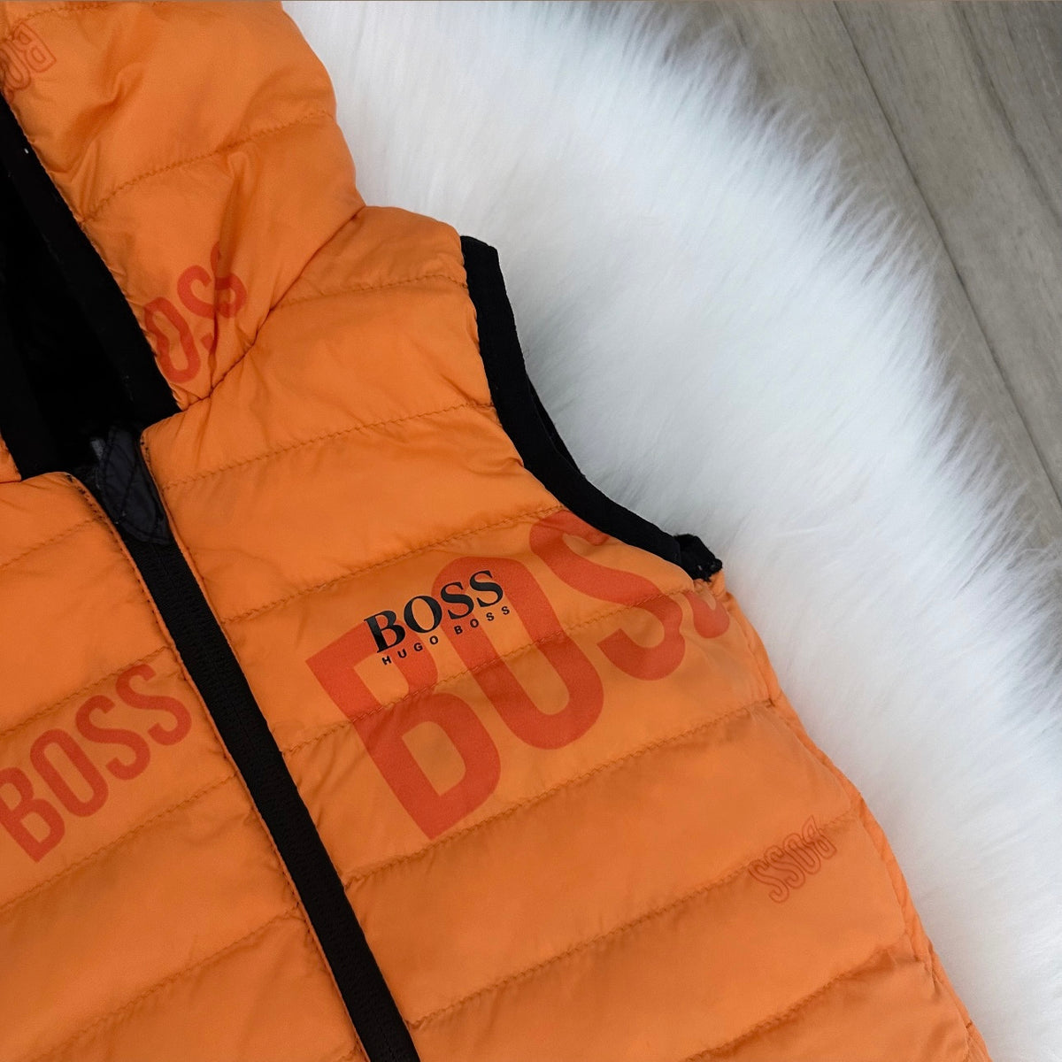 Hugo Boss Boys Reversible Gilet - 12M