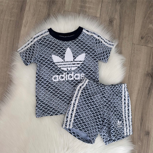 Adidas Boys Shorts Set - 9/12 months