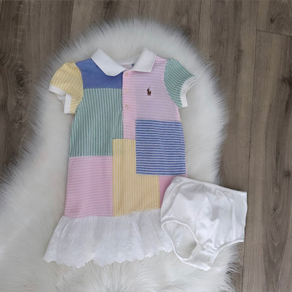 Ralph Lauren Girls Dress Set - 18M
