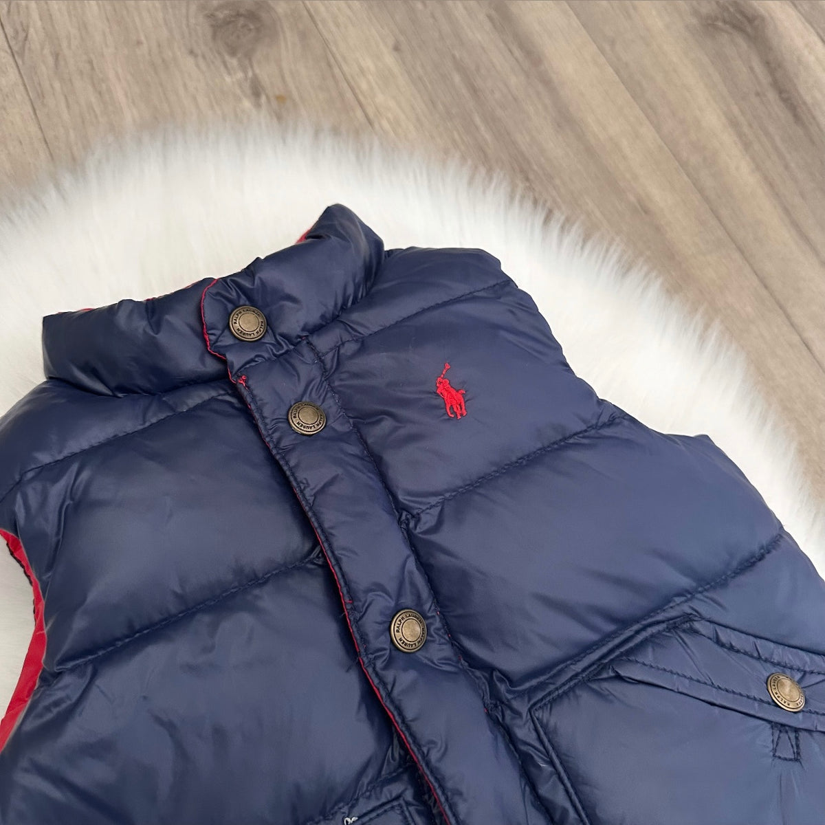 Ralph Lauren Reversible Gilet - 12M